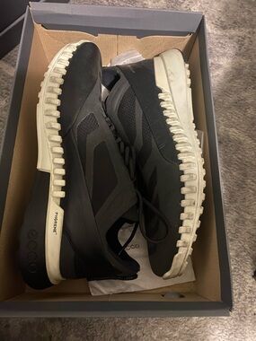 Ecco ZIPFLEX 803904 Men's Athletic Walking Shoe Black US 10-10.5 EU 44